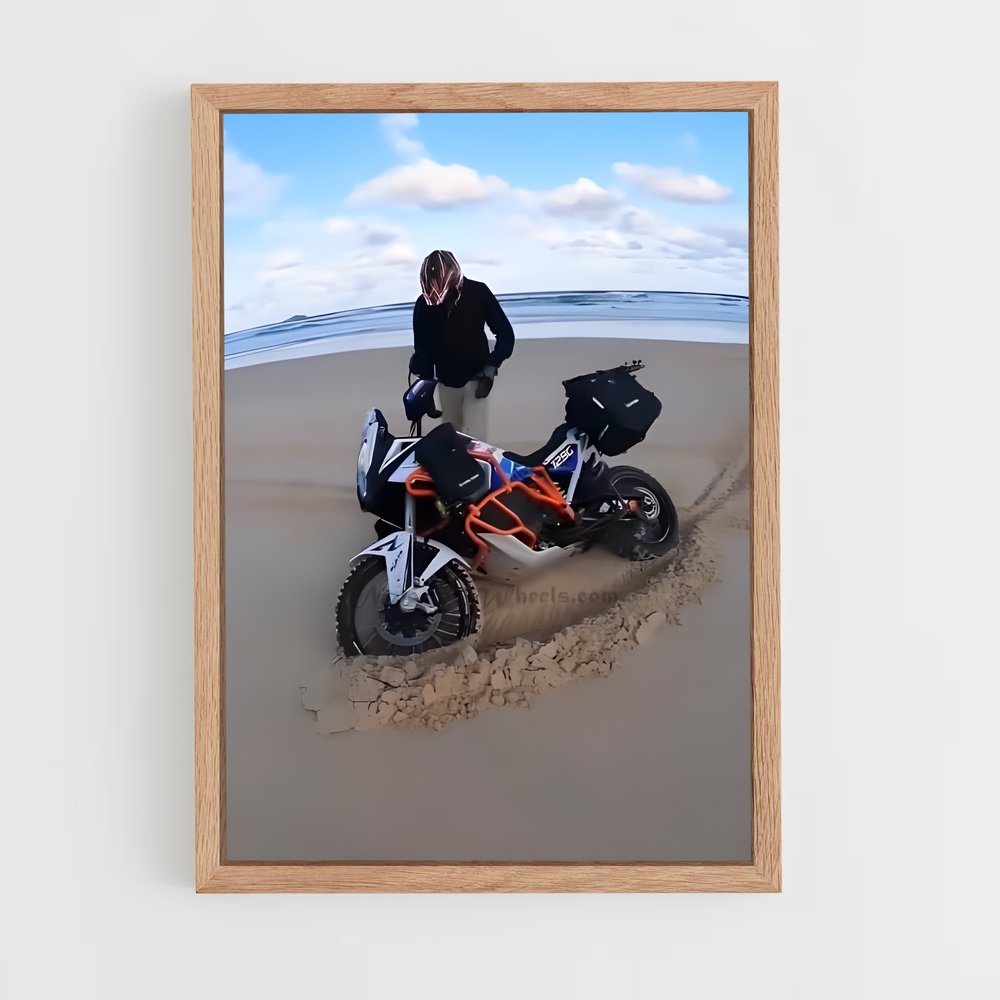 Poster Surf et Moto – affiche KTM Moto (vue 4)